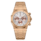 Poedagar Serenade Men’s Watch – Luxury Chronograph Stainless Steel Timepiece