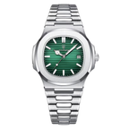Poedagar Nautilus Men’s Watch – Luxury Stainless Steel Dress Timepiece