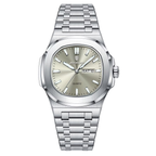 Poedagar Nautilus Clear Men’s Watch – Luxury Stainless Steel Quartz Timepiece