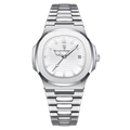 Poedagar Nautilus Men’s Watch – Luxury Stainless Steel Dress Timepiece