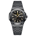 Poedagar Nautilus Clear Men’s Watch – Luxury Stainless Steel Quartz Timepiece