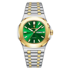 Poedagar Nautilus Clear Men’s Watch – Luxury Stainless Steel Quartz Timepiece