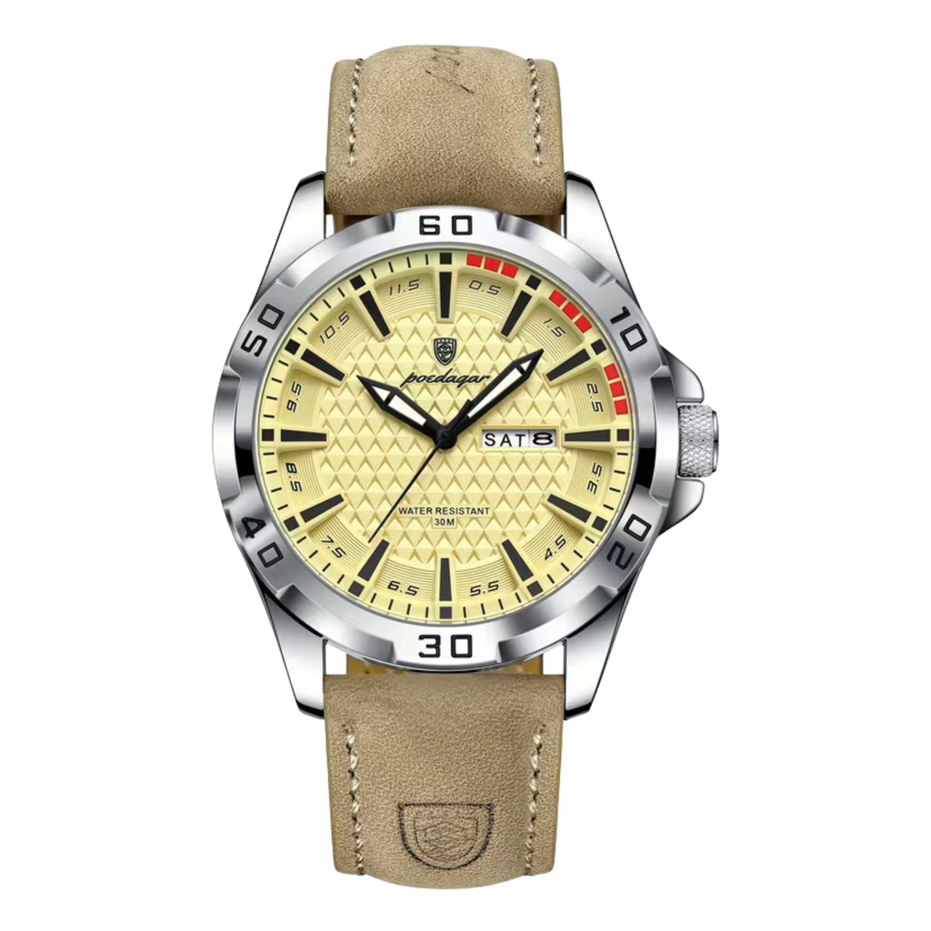 Poedagar Sport Men’s Watch – Rugged Quartz Outdoor Timepiece