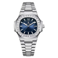 Poedagar Titan Men’s Watch – Luxury Stainless Steel Quartz Timepiece