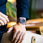 Poedagar Serenade Men’s Watch – Luxury Chronograph Stainless Steel Timepiece
