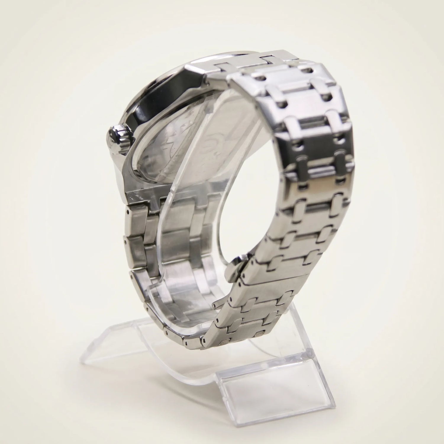Poedagar Nautilus Clear Men’s Watch – Luxury Stainless Steel Quartz Timepiece
