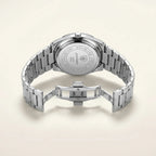 Poedagar Oak Men’s Watch – Luxury Stainless Steel Quartz Timepiece
