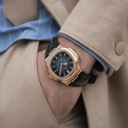 Poedagar Regalia Men’s Watch – Luxury Leather Strap Quartz Timepiece