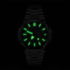 Poedagar Nautilus Men’s Watch – Luxury Stainless Steel Dress Timepiece