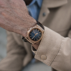 Poedagar Regalia Men’s Watch – Luxury Leather Strap Quartz Timepiece