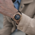 Poedagar Regalia Men’s Watch – Luxury Leather Strap Quartz Timepiece