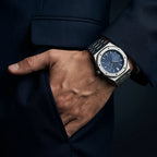 Poedagar Kings Oak Men’s Watch – Luxury Stainless Steel Timepiece