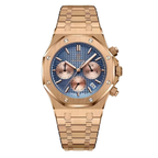 Poedagar Serenade Men’s Watch – Luxury Chronograph Stainless Steel Timepiece