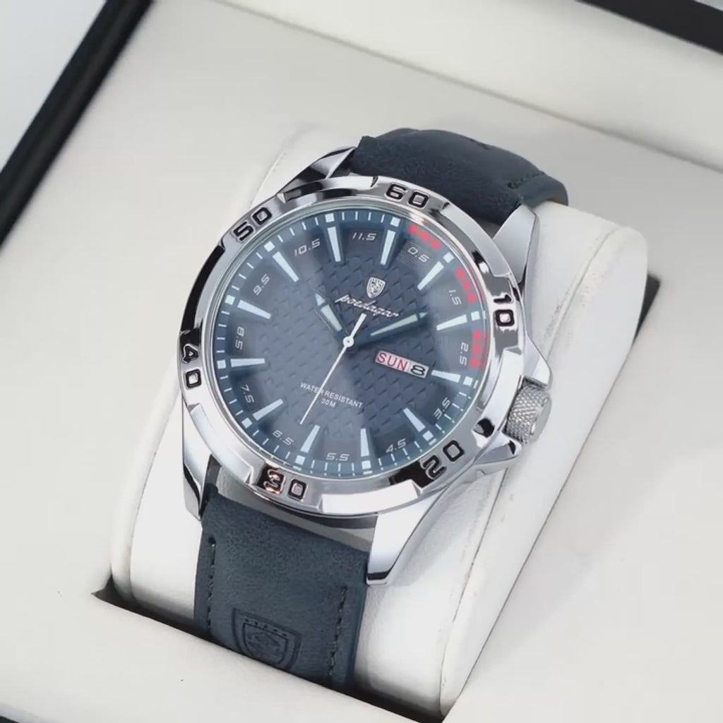 Poedagar Sport Men’s Watch – Rugged Quartz Outdoor Timepiece